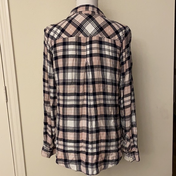 Kenneth Cole Reaction plaid shirt button down - Picture 3 of 5
